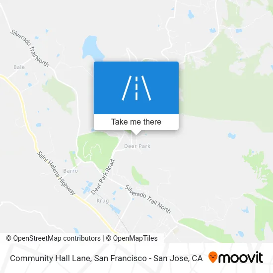 Community Hall Lane map
