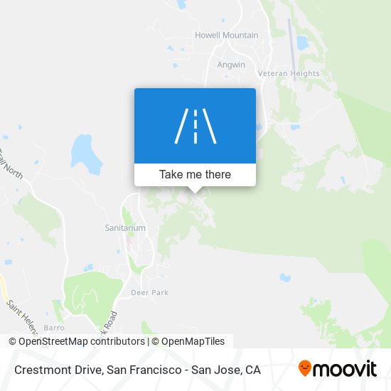 Crestmont Drive map