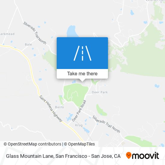 Glass Mountain Lane map