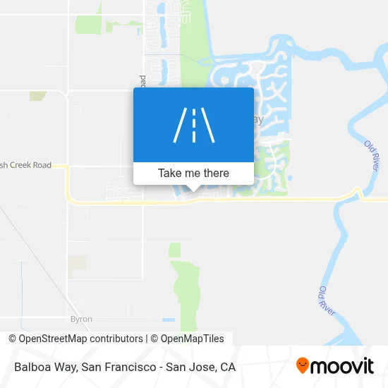 Balboa Way map