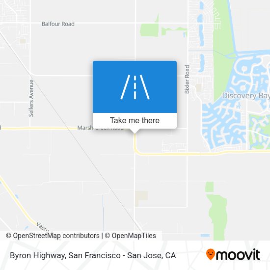 Mapa de Byron Highway