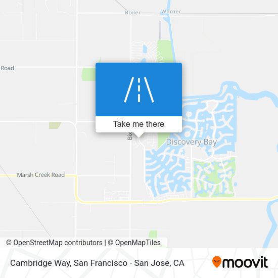 Cambridge Way map
