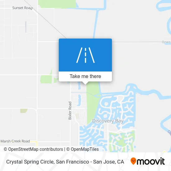 Crystal Spring Circle map