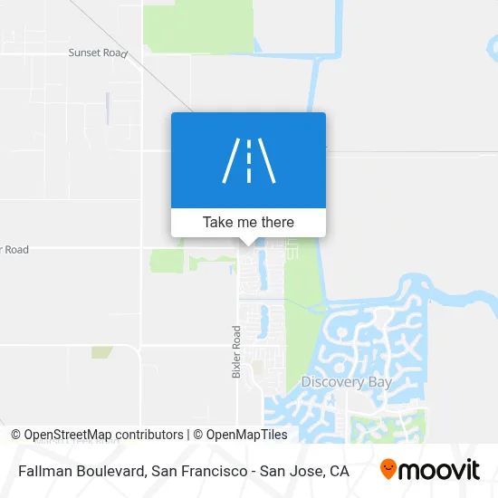 Fallman Boulevard map