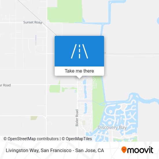 Livingston Way map