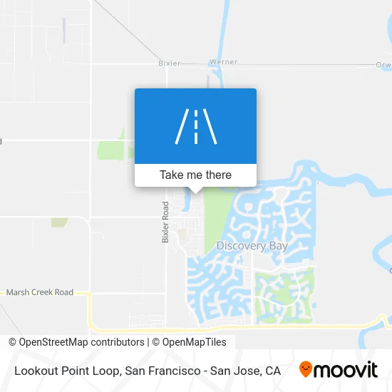 Lookout Point Loop map