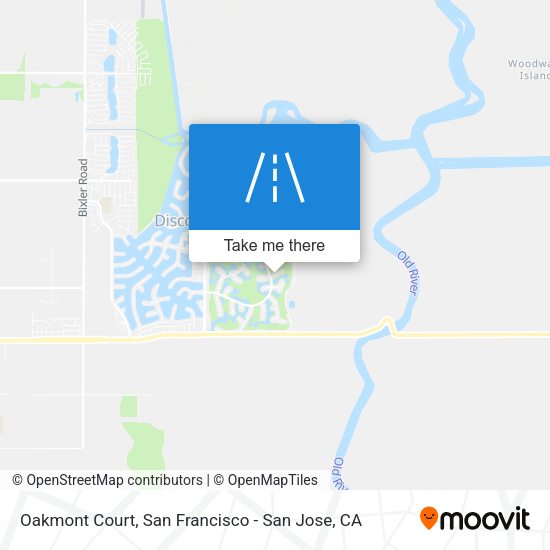 Mapa de Oakmont Court