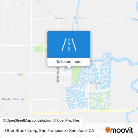 Mapa de Otter Brook Loop