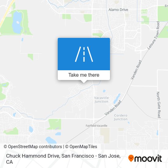 Mapa de Chuck Hammond Drive