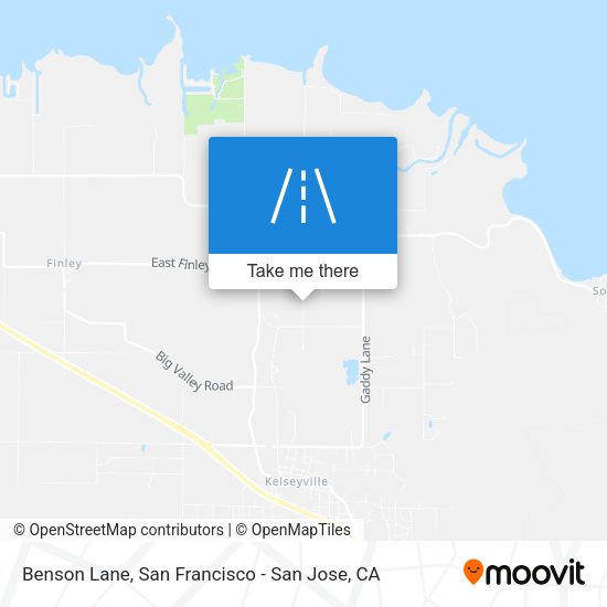 Mapa de Benson Lane