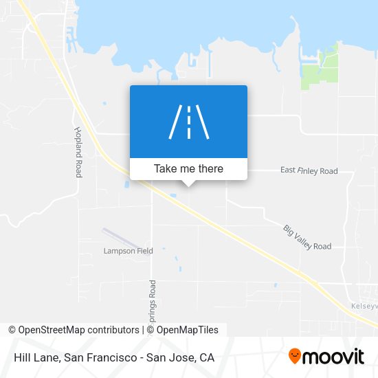Mapa de Hill Lane