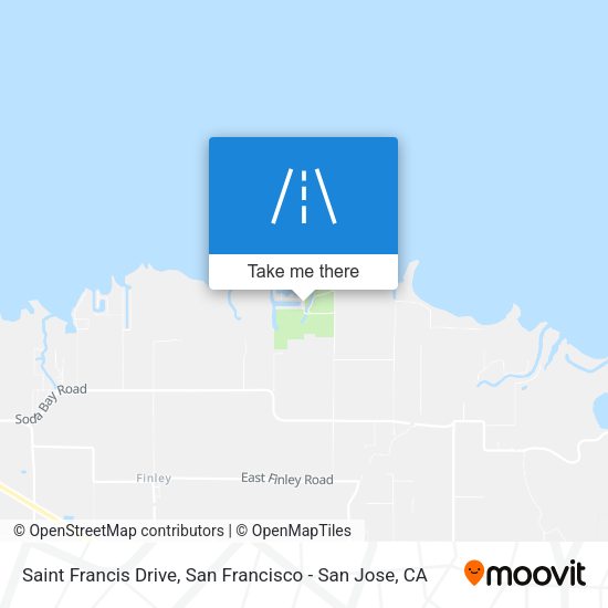 Saint Francis Drive map