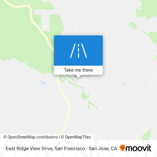 Mapa de East Ridge View Drive