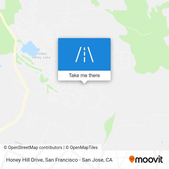 Honey Hill Drive map
