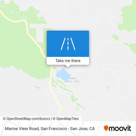 Marine View Road map