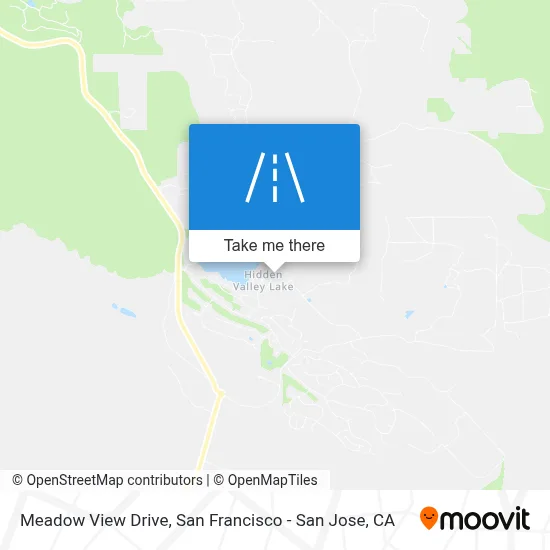 Meadow View Drive map