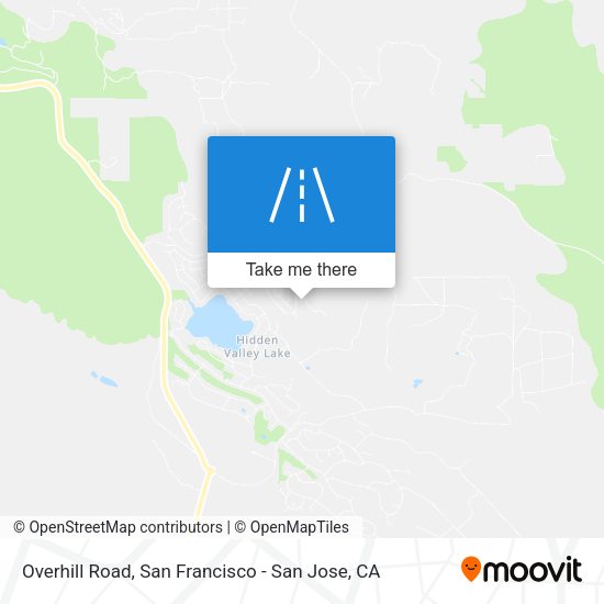 Mapa de Overhill Road