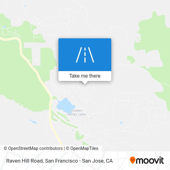 Mapa de Raven Hill Road