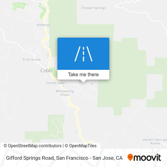 Gifford Springs Road map