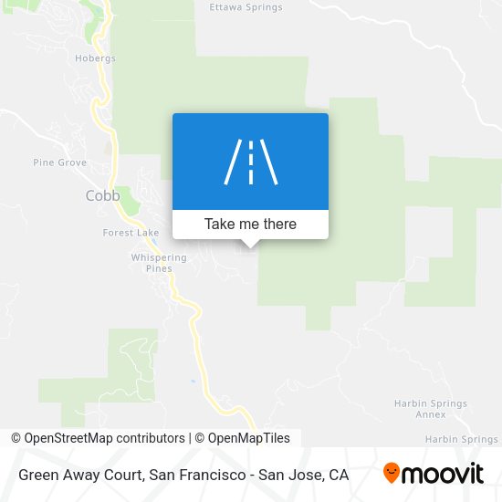 Mapa de Green Away Court
