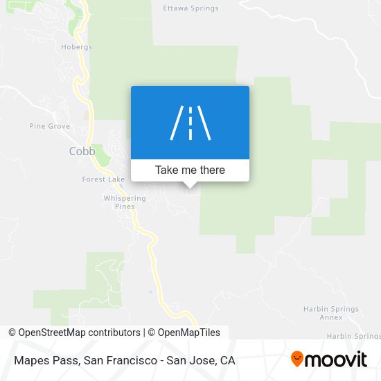 Mapa de Mapes Pass