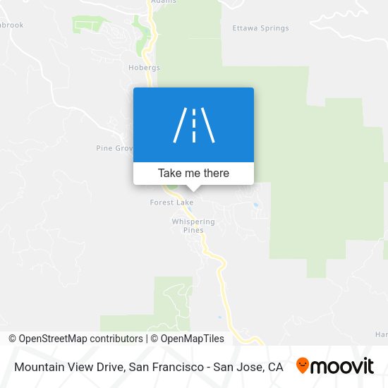 Mountain View Drive map