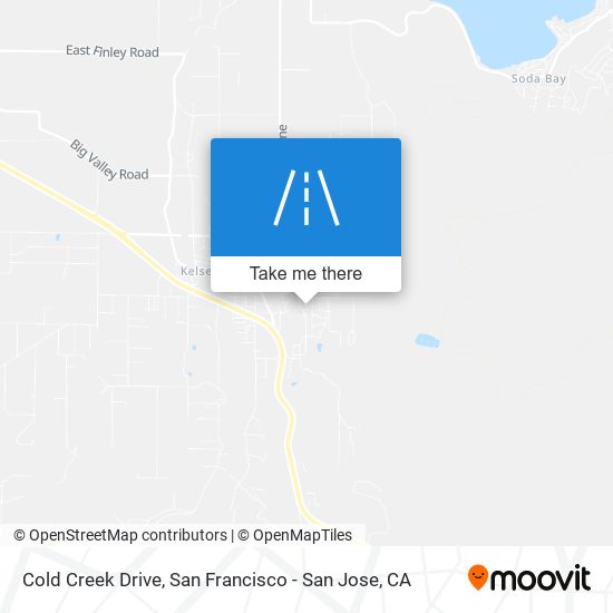 Cold Creek Drive map