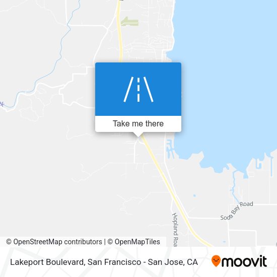 Mapa de Lakeport Boulevard