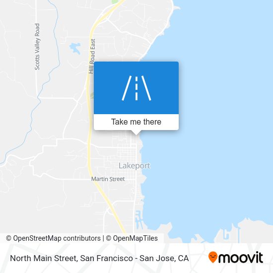 Mapa de North Main Street