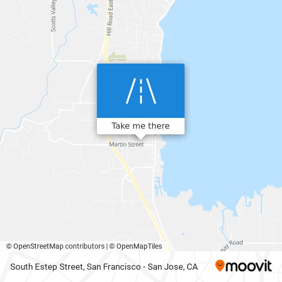 South Estep Street map