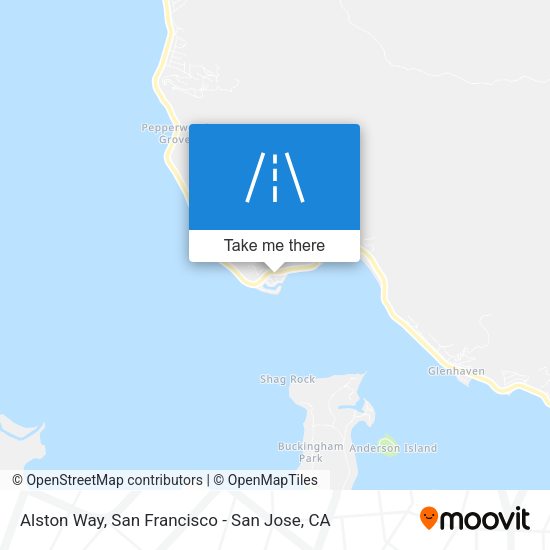 Mapa de Alston Way