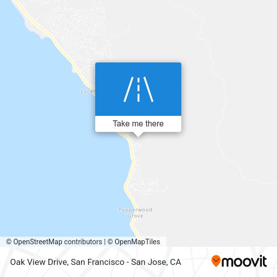 Oak View Drive map