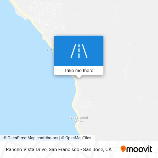 Rancho Vista Drive map