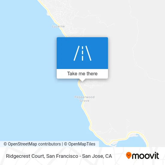 Ridgecrest Court map