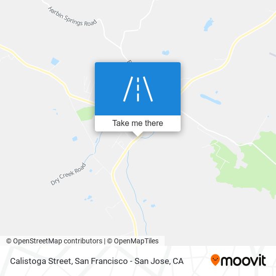 Mapa de Calistoga Street