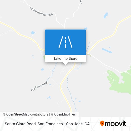 Santa Clara Road map