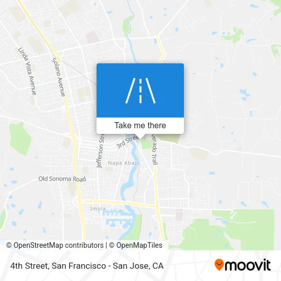 4th Street map