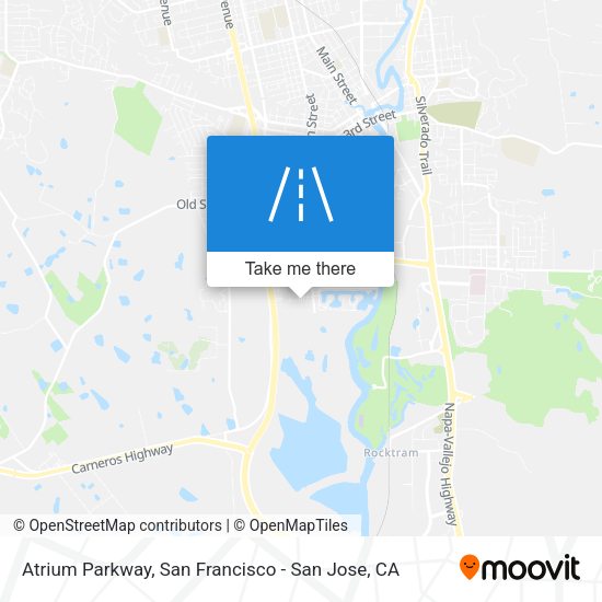 Atrium Parkway map