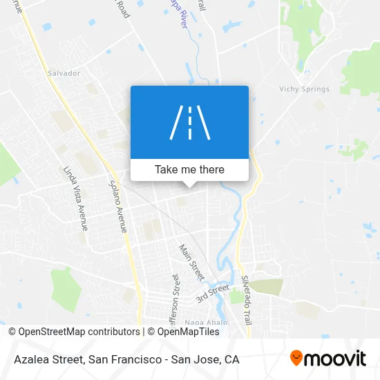 Azalea Street map