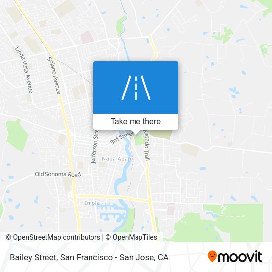 Mapa de Bailey Street