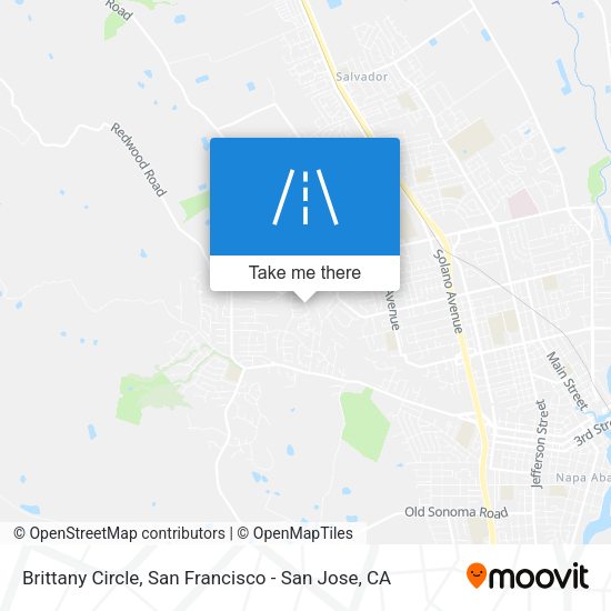 Brittany Circle map