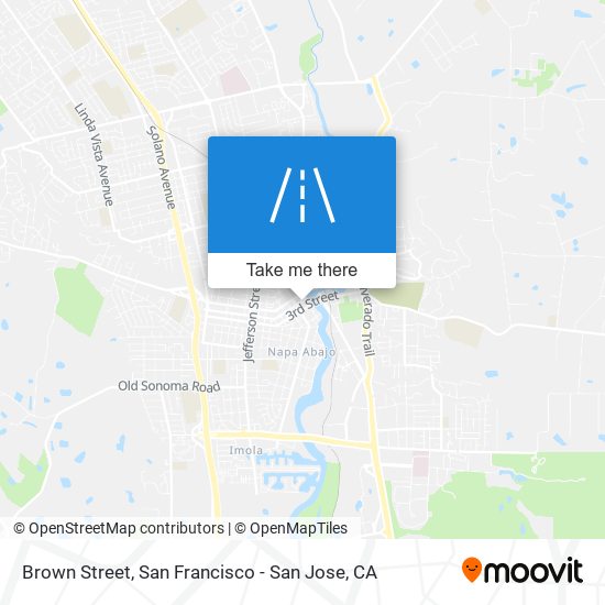 Brown Street map