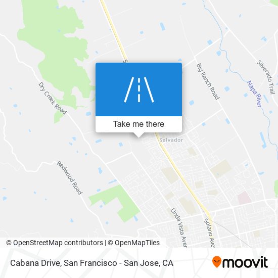 Cabana Drive map