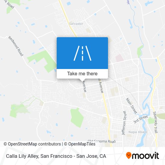 Calla Lily Alley map