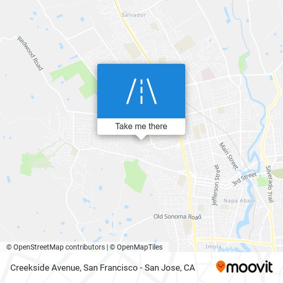 Creekside Avenue map