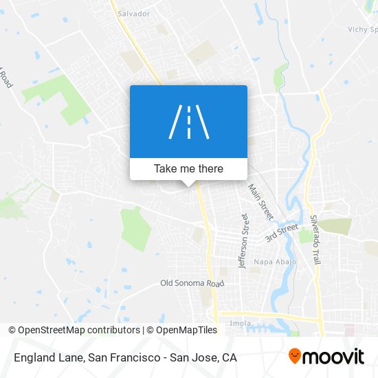 England Lane map