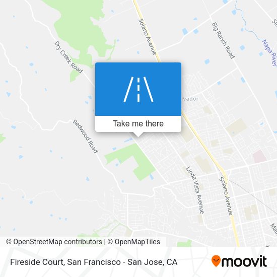 Fireside Court map