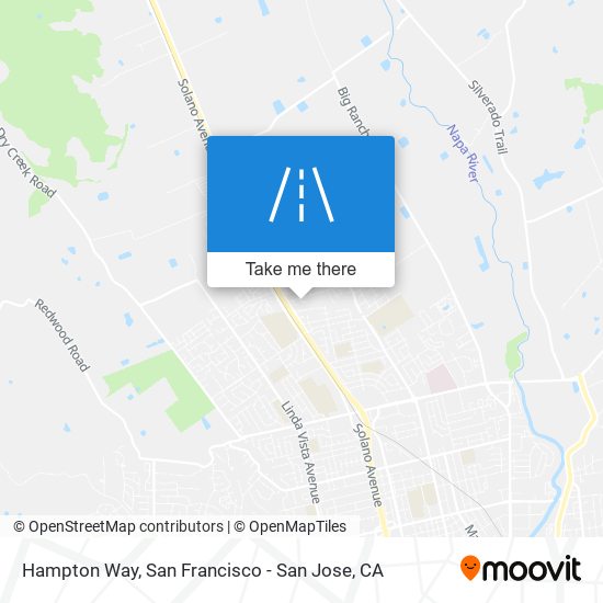 Hampton Way map