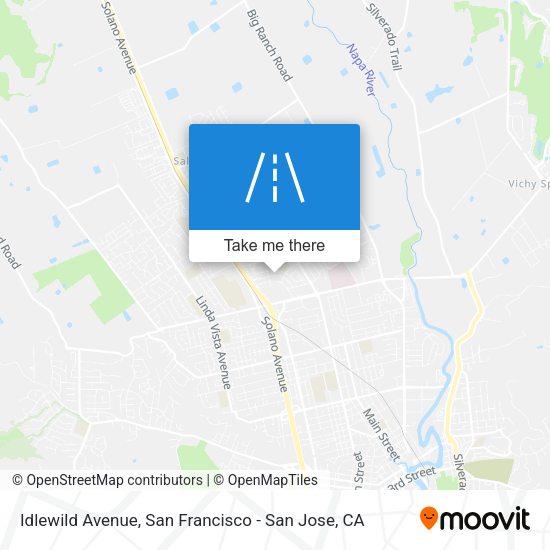 Mapa de Idlewild Avenue
