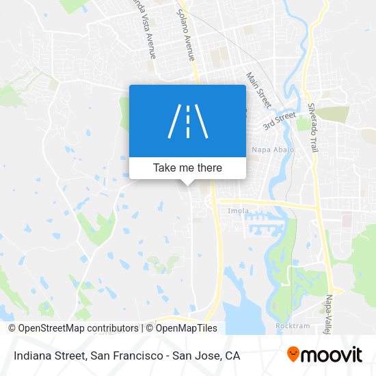 Mapa de Indiana Street